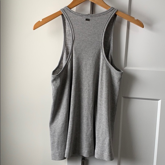 💙3/$30 ROXY heritage racerback high neck tank top - Picture 4 of 5